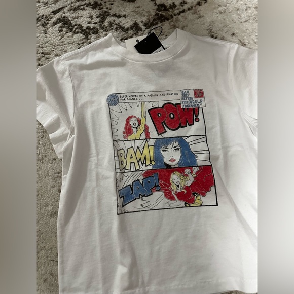 LAST ONE❤️💙New💙❤️RETAIL $165 Super Women RE/DONE tee - Picture 7 of 9